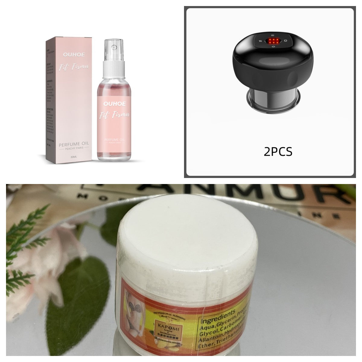 Electric Vacuum Cupping Body Massager With 12 Speeds, USB Charging