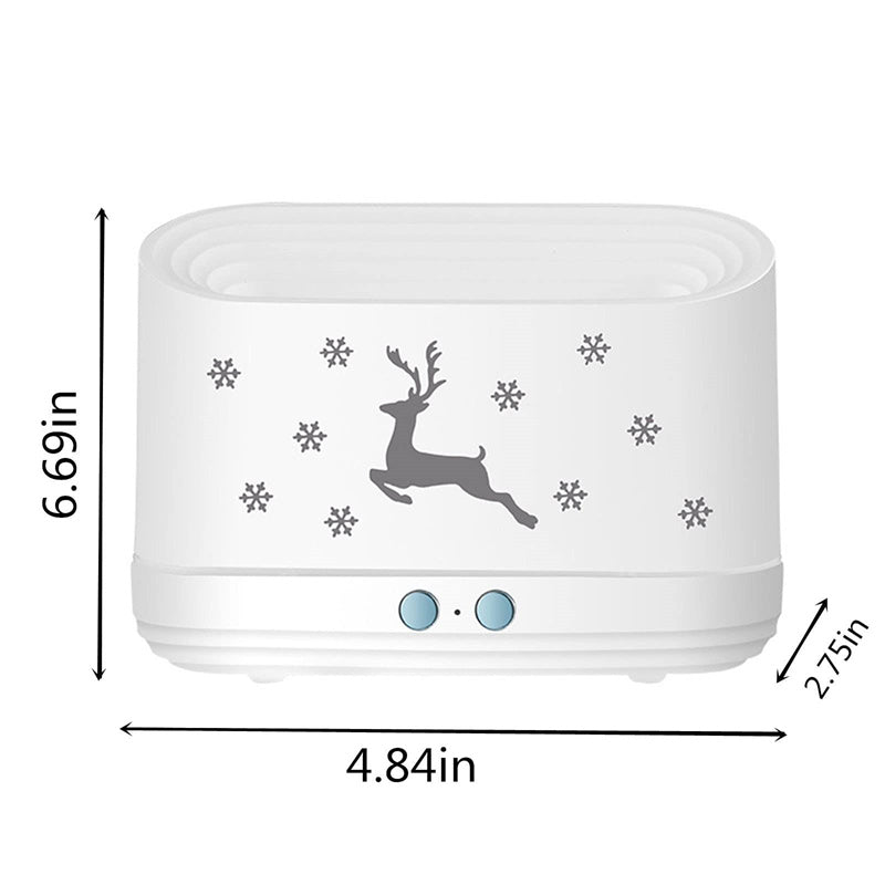 Elk Flame Effect Diffuser Lamp for Cosy Christmas Atmosphere