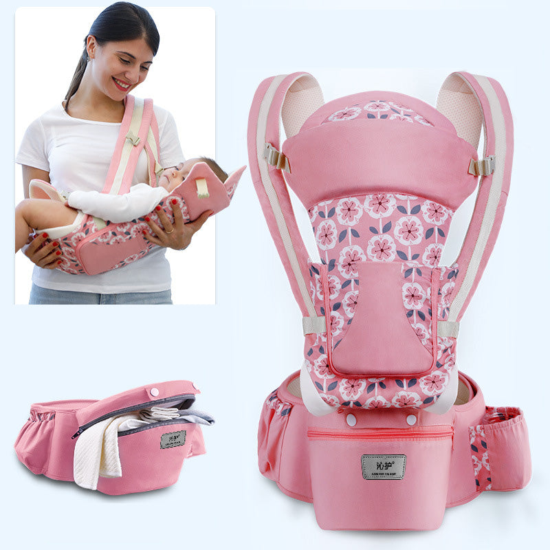 Ergonomic 3-in-1 Baby Hip Seat Carrier, Front Facing and Breathable