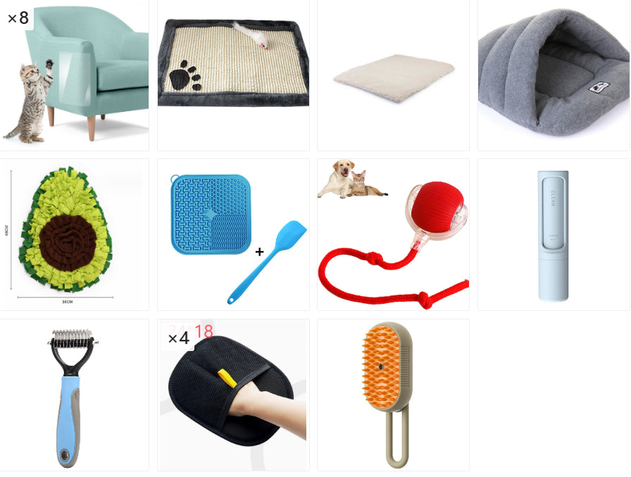 3-in-1 Electric Spray Cat and Dog Steam Brush for Pet Hair Massage