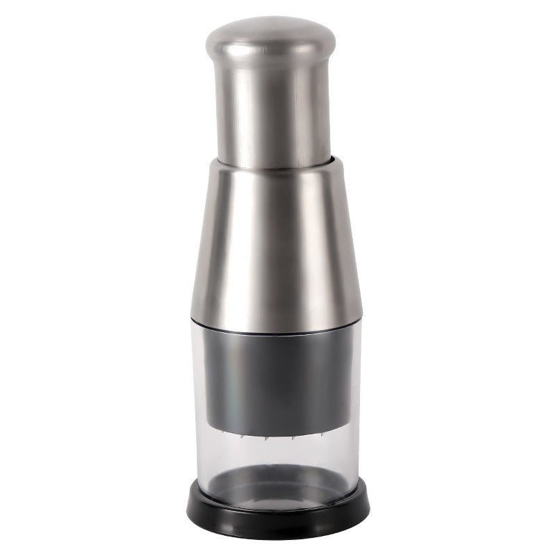 Stainless Steel Garlic Crusher and Onion Chopper Press