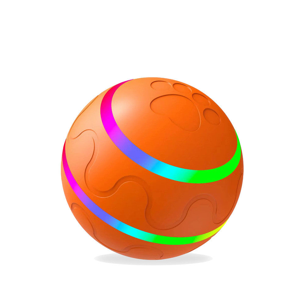 USB Rechargeable Smart Cat Ball Toy, Self-Rotating Interactive Play
