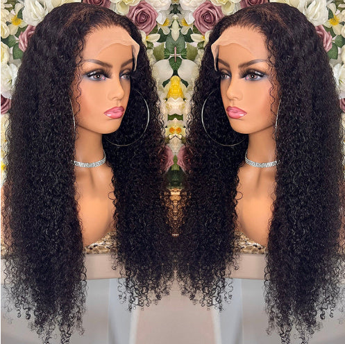 Brazilian Kinky Curly Lace Front Human Hair Wig, 150% Density