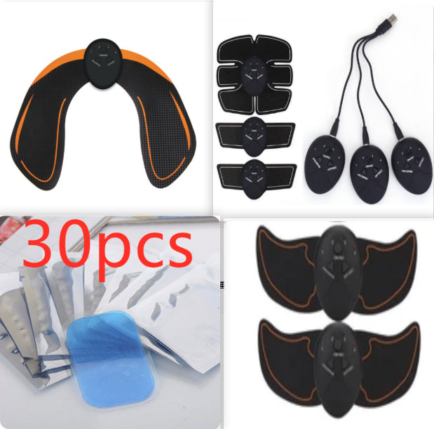 EMS Abs Trainer Stickers, Rechargeable Muscle Toning Pads for Home
