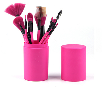 12-Piece Makeup Brush Set for Blush, Eyeshadow and Highlighter