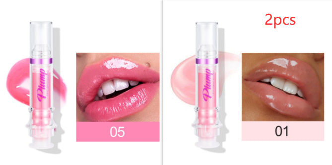 Glossy Tube Lip Gloss, Rich Colour Mirror Finish Liquid