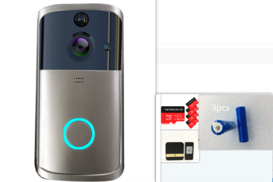 WiFi Video Doorbell Camera with Two-Way Audio and App Alerts