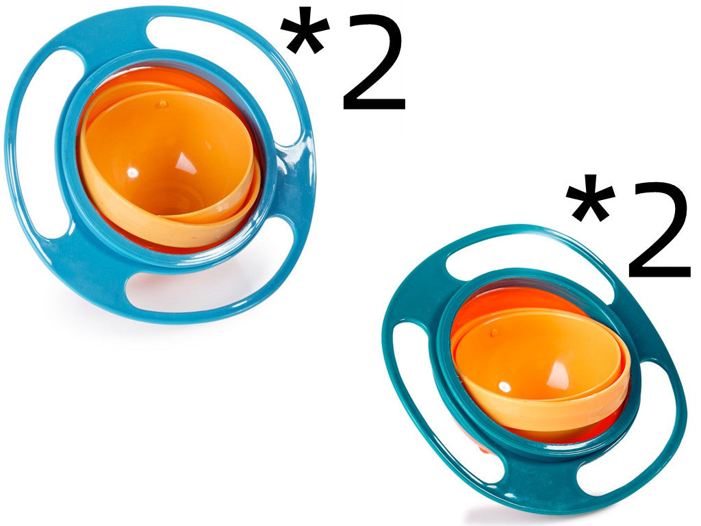 360 Rotating Spill-Proof Kids Bowl That Is Dishwasher Safe