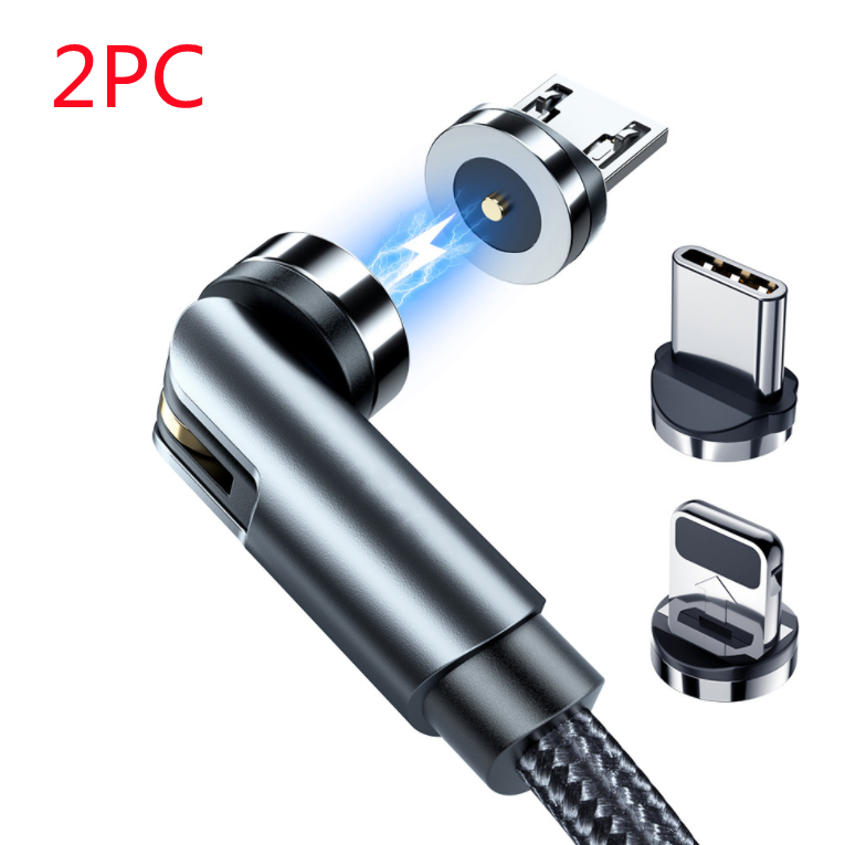 Rotating Magnetic Charging Cable, USB Type C and Fast Charge