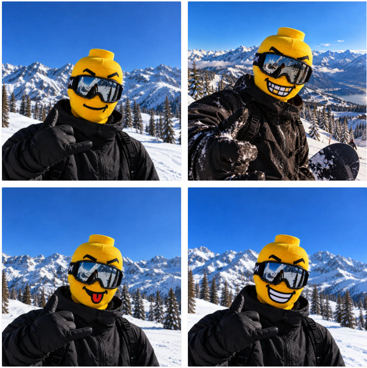 Printed Novelty Ski Mask Balaclava For Cycling And Outdoors
