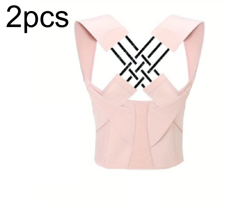Unisex Chest Lift Posture Brace, Adjustable Back Support Strap