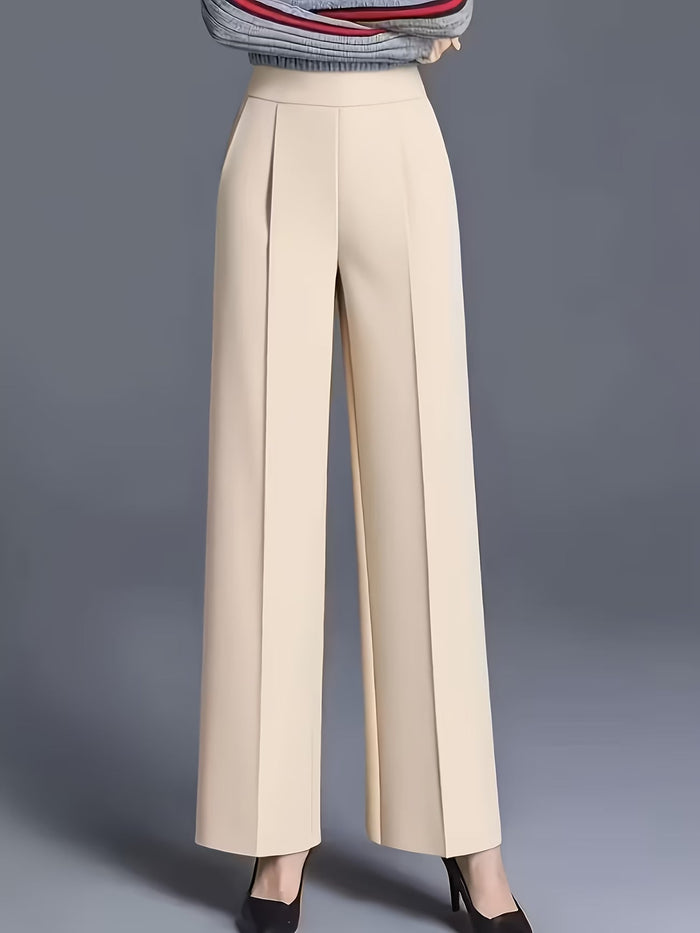 Eviana | Elegante Hose mit hoher Taille und schrägen Taschen