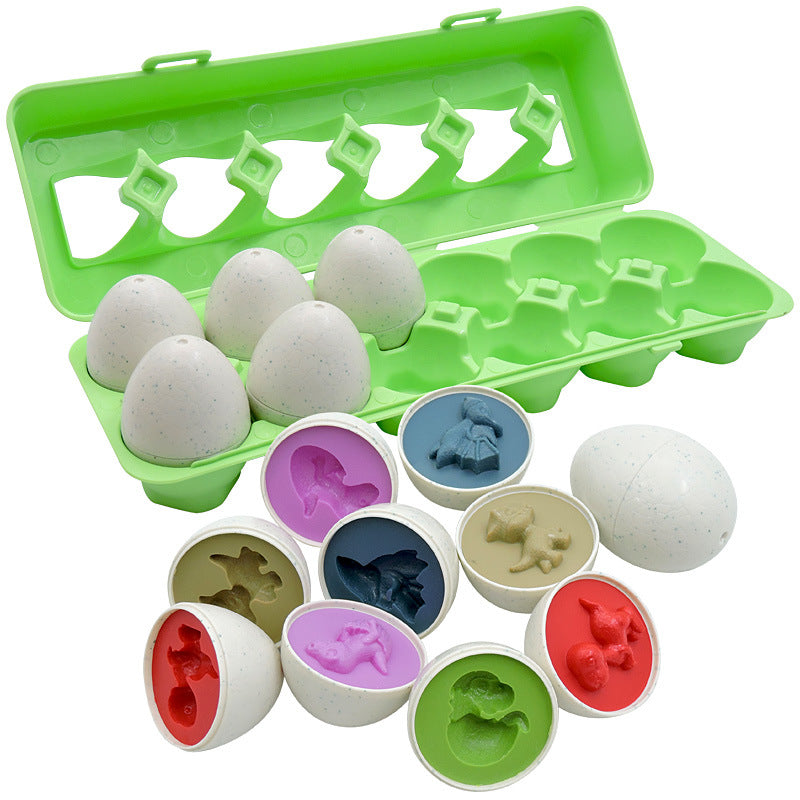 Montessori Smart Egg Toy Set for Shape and Colour Matching