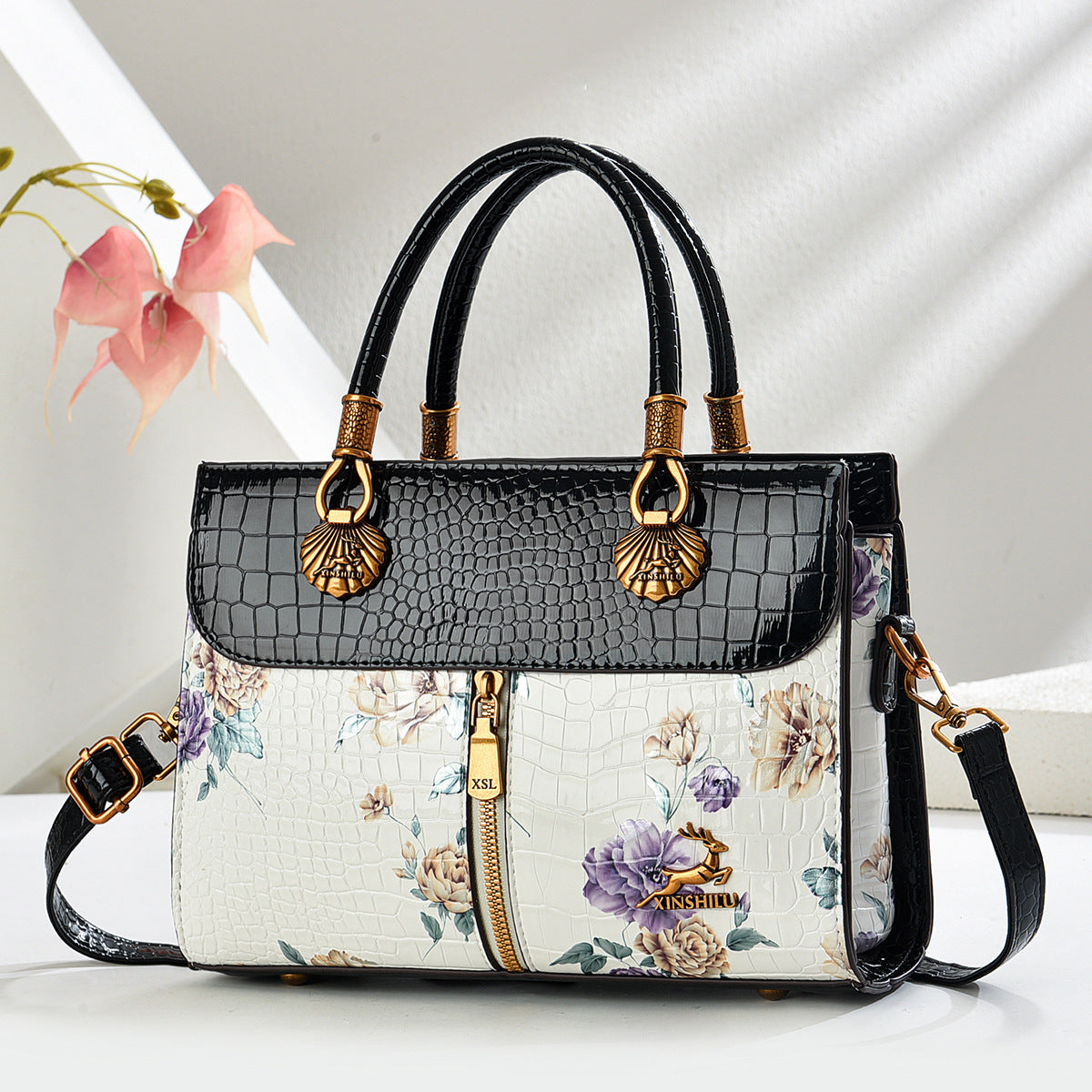 Women's Patterned Shoulder Crossbody Handbag In Many Colours