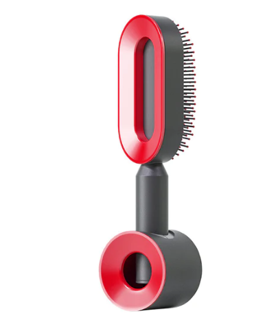 Self-Cleaning Airbag Hair Brush With Scalp Massage, Anti-Static