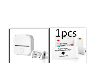 Portable Mini Bluetooth Thermal Label Printer, Inkless Printing
