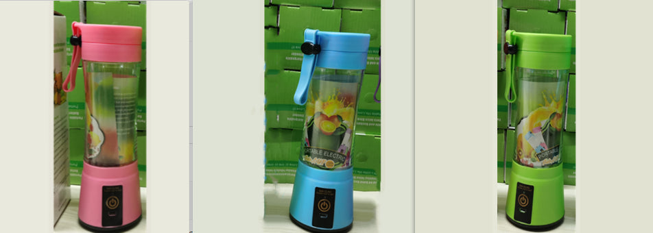 Portable USB Rechargeable Blender With Six Blades For Smoothies