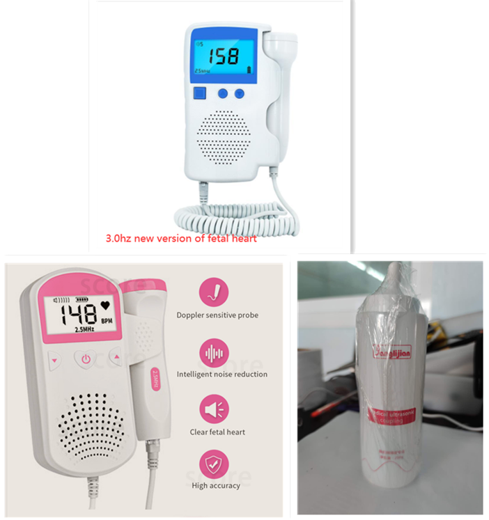 Home Fetal Heartbeat Listening Device with Colour Screen for Parents