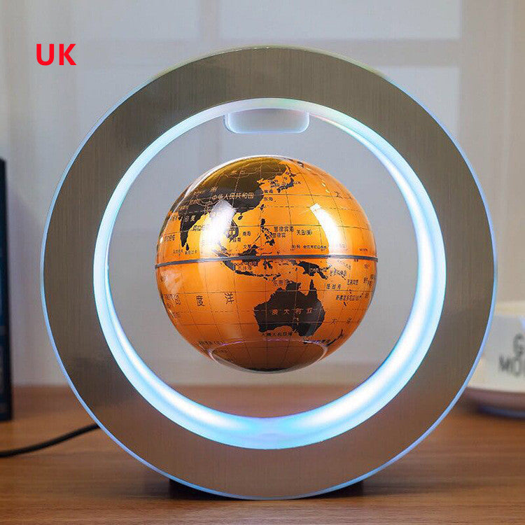 Levitating LED World Map Globe With Magnetic Floating Display