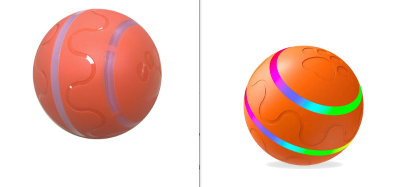 USB Rechargeable Smart Cat Ball Toy, Self-Rotating Interactive Play