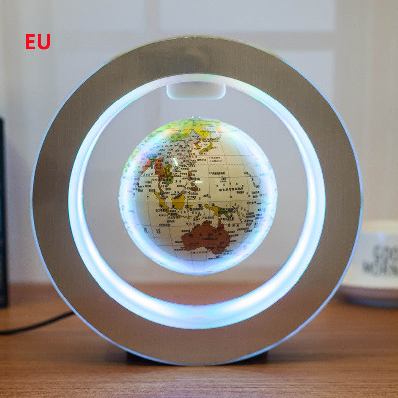 Levitating LED World Map Globe With Magnetic Floating Display
