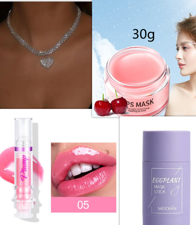 Moisturising Lip Mask Skincare Pot, 20g for Soft Lips