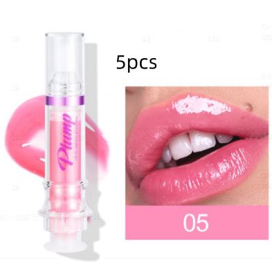 Glossy Tube Lip Gloss, Rich Colour Mirror Finish Liquid