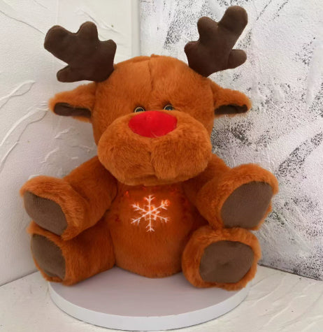 Breathing Bunny Plush Toy With Soft Moving Belly