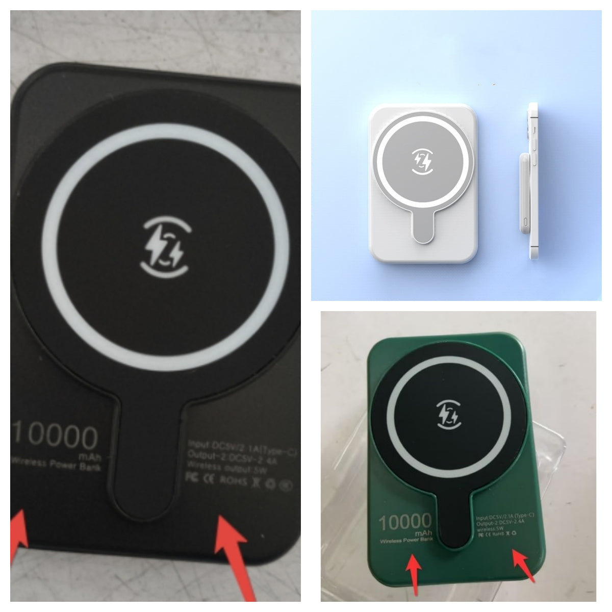 Mini Magnetic Wireless Power Bank 5000mAh with Fast Charging