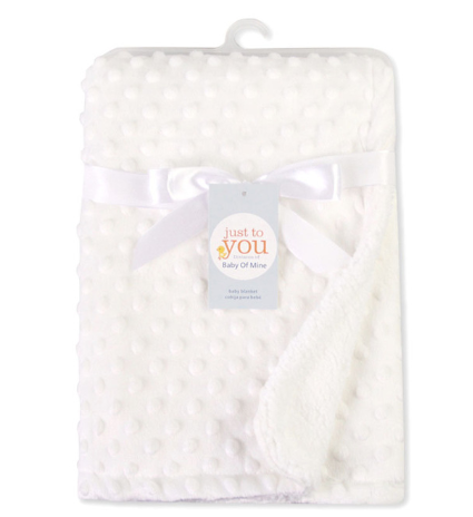Soft Polka Dot Baby Blanket, Newborn Swaddle Wrap Envelope