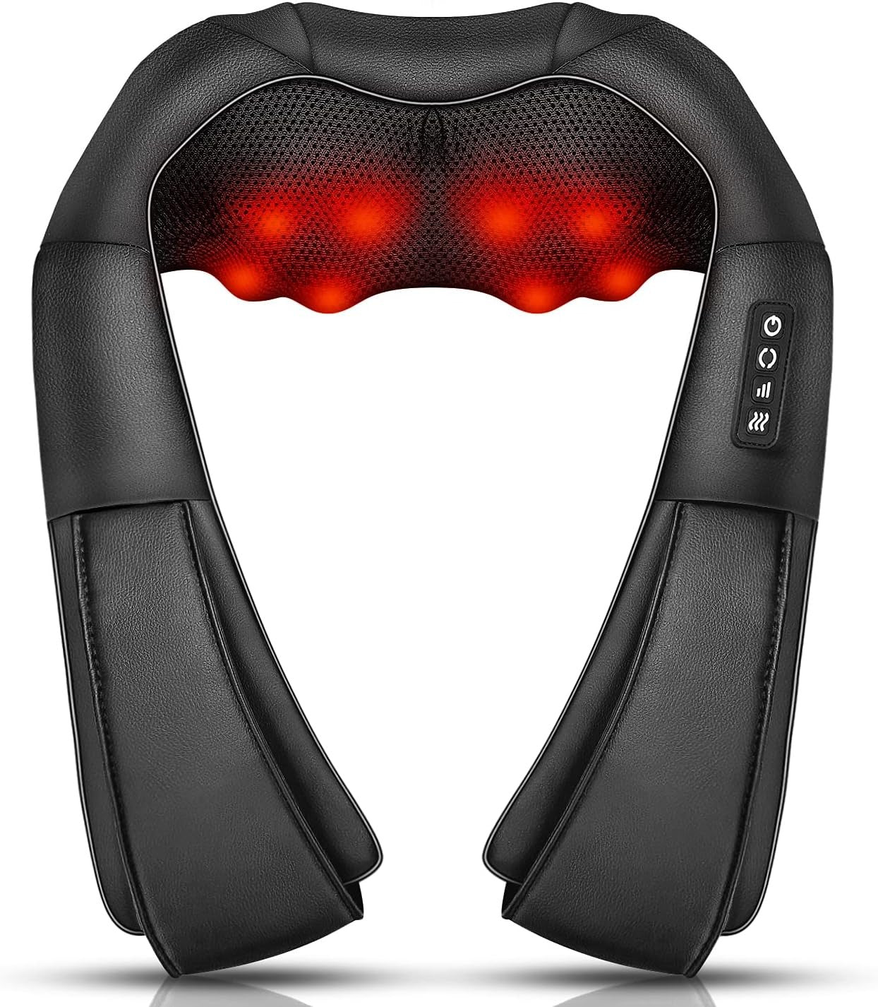 Electric Shiatsu Neck and Shoulder Massager With Heat