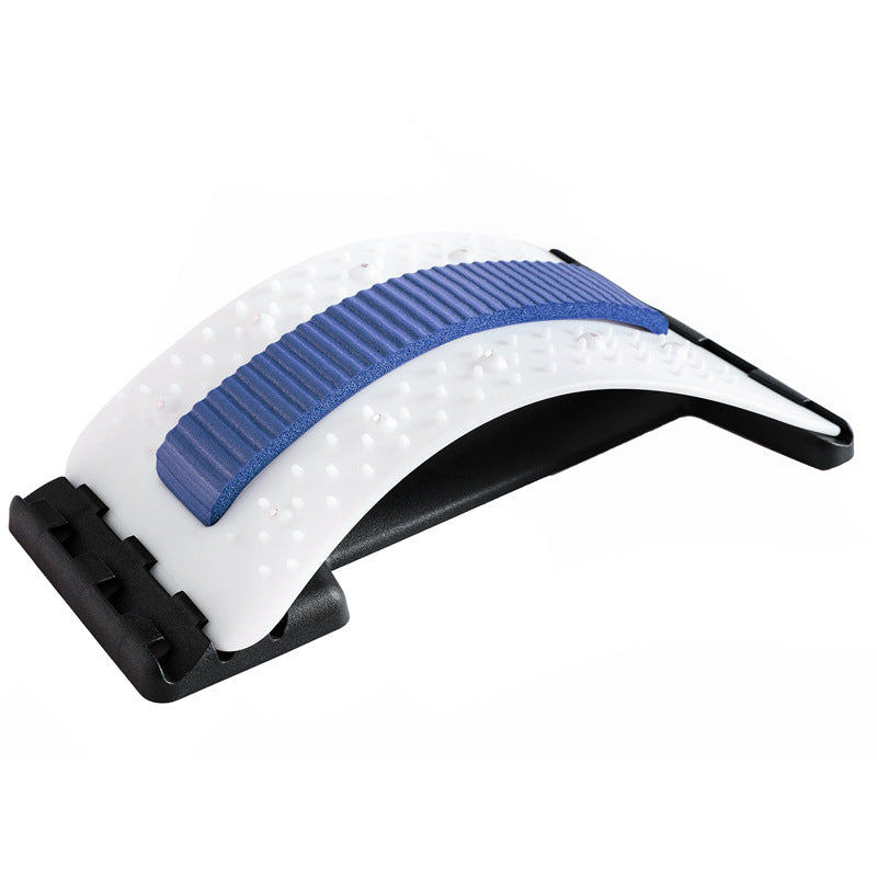 Adjustable Back Stretcher with Massage Points for Waist and Neck