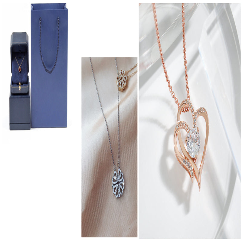 Detachable Four-Leaf Clover Necklace for Women, Multi-Wear Style