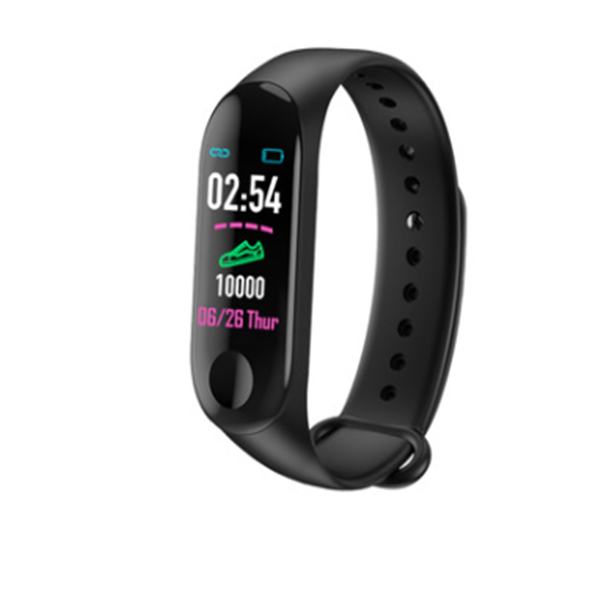 Smart Bracelet with Heart Rate and Blood Pressure Display for Exercise
