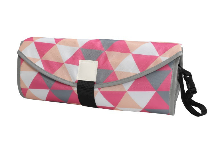 Portable Waterproof Diaper Changing Pad Clutch for Newborns, Foldable Mat