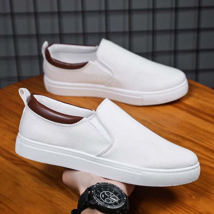 Herren-Canvas-Slipper mit gepolsterter Sohle