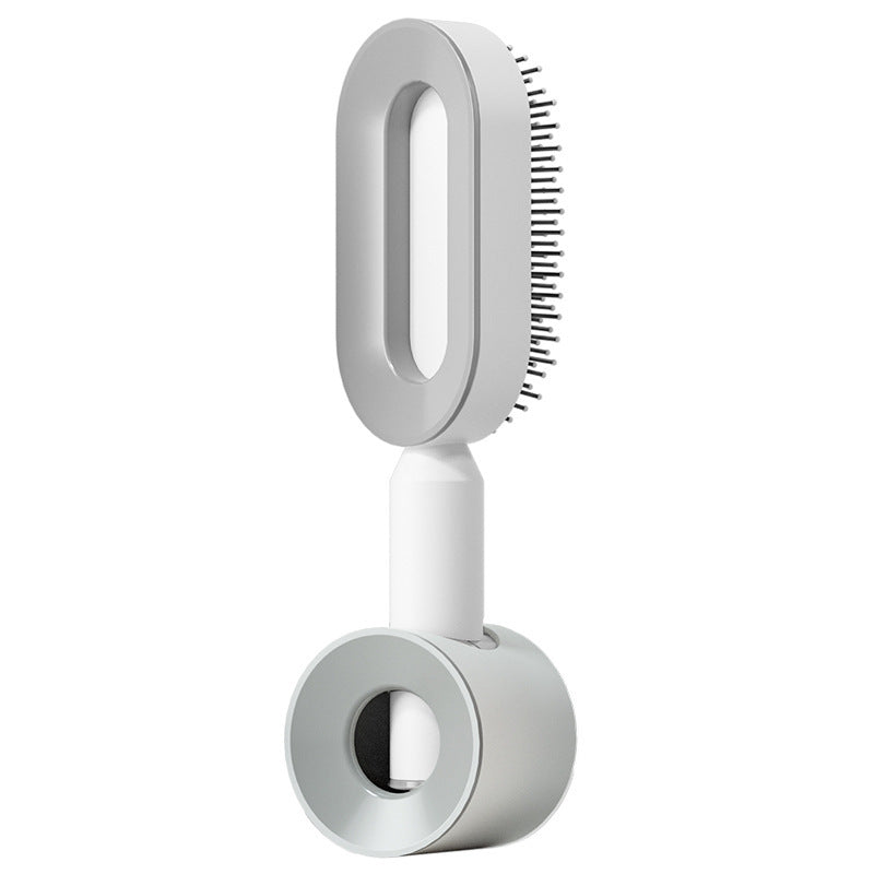 Self-Cleaning Airbag Hair Brush With Scalp Massage, Anti-Static