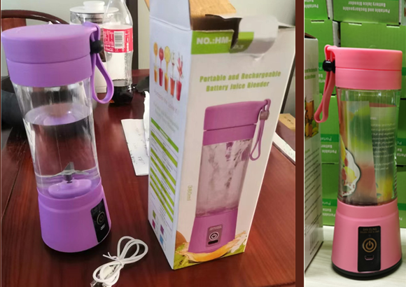 Portable USB Rechargeable Blender With Six Blades For Smoothies