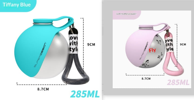 Portable Stainless Steel Water Bottle for Small Dogs and Cats