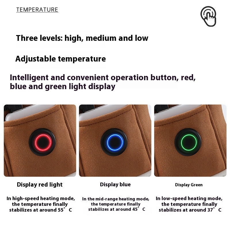 Rechargeable Electric Heated Slippers, Winter Foot Warmers