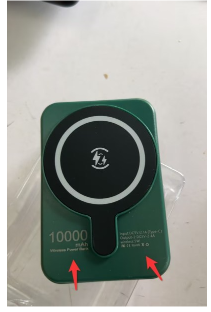 Mini Magnetic Wireless Power Bank 5000mAh with Fast Charging