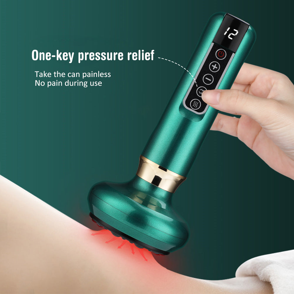 Electric Vacuum Cupping Massager with Gua Sha Suction for the Body