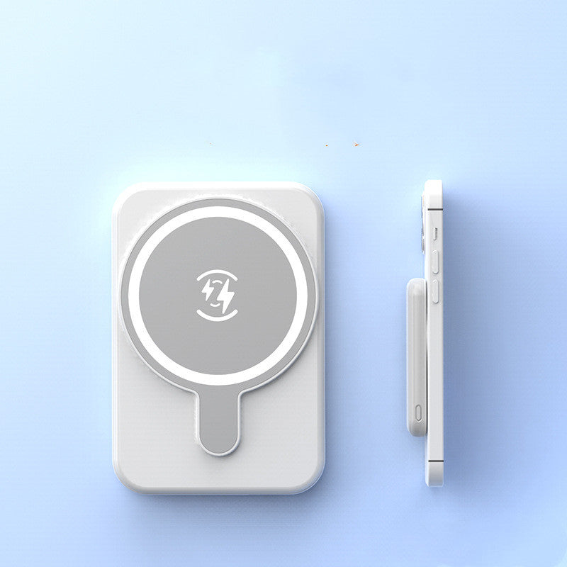 Mini Magnetic Wireless Power Bank 5000mAh with Fast Charging