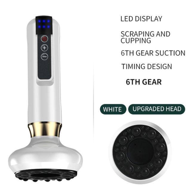 Electric Vacuum Cupping Massager with Gua Sha Suction for the Body