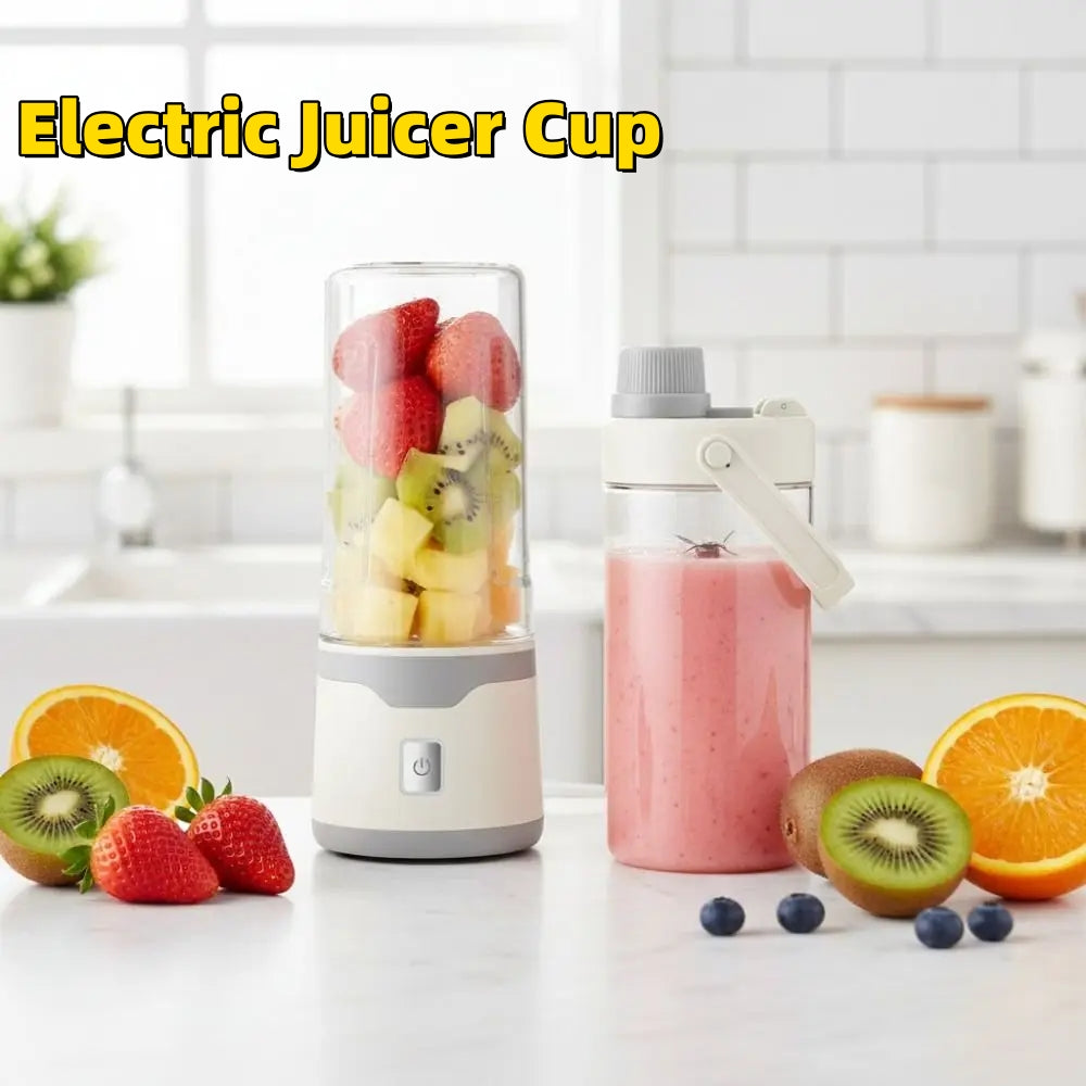 Rechargeable USB Blender Juice Cup with Double Cup and 500ml Size