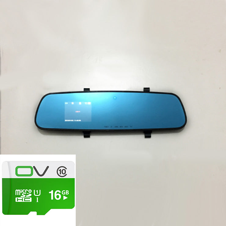 1080P HD Rear View Mirror Dash Cam with Motion Detection