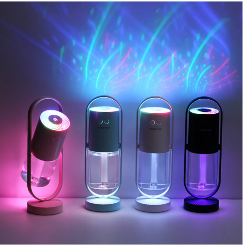 USB Air Humidifier With Projection Night Light, Ultrasonic