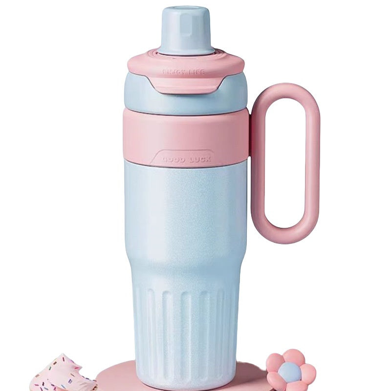 780ml Gradient Insulated Tumbler With Lid, Stainless Steel