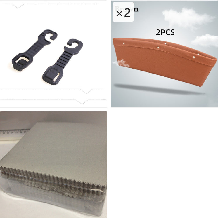 PU Leather Car Seat Gap Organiser Box for Phones, Keys and Cards