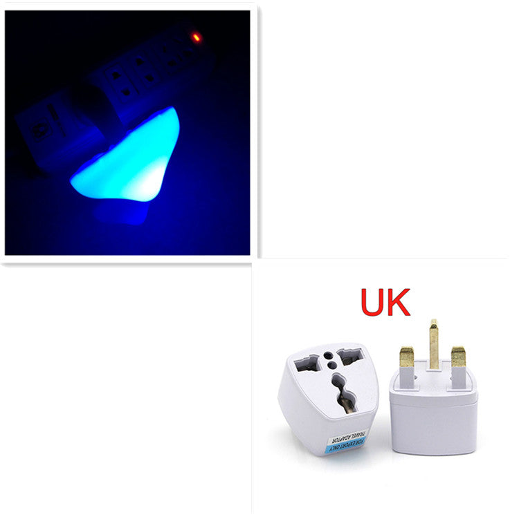 Mushroom LED Wall Socket Night Light With Light Sensor